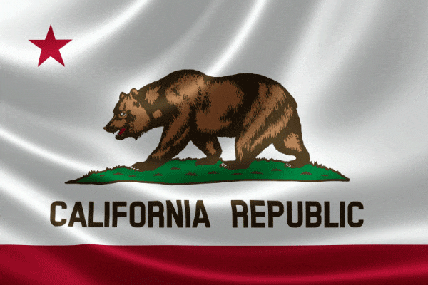 Bandera de California, EEUU.