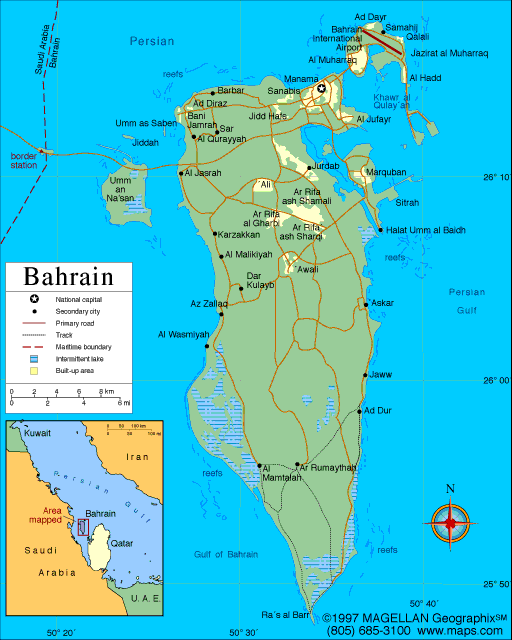 Maps Of Bahrain