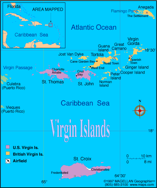 Download this Map British Virgin Islands Territory United Kingdom picture