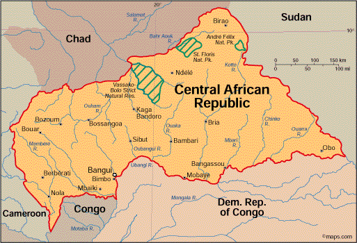 Central African Republic Atlas: Maps and Online Resources