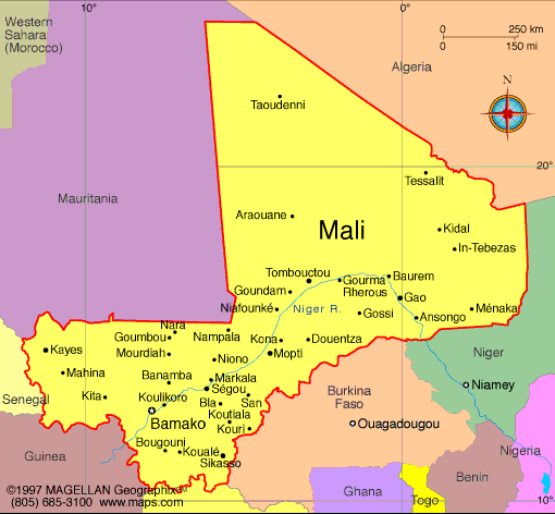 MALI Atlas: Maps and Online Resources — Infoplease.