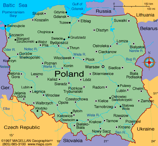 Maps Poland