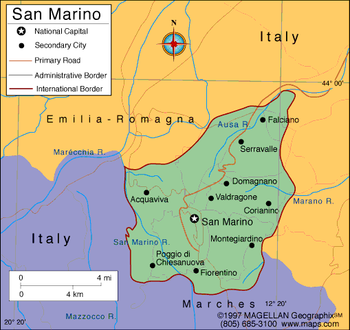map san marino san marino profile history government economy ...