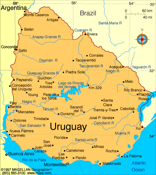 Uruguay Atlas: Maps and Online Resources